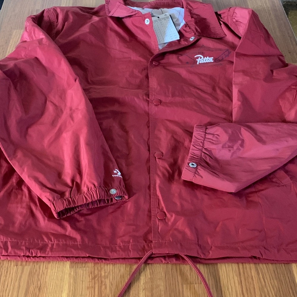 Patta Men's Bold Red Windbreaker - Picture 3 of 7